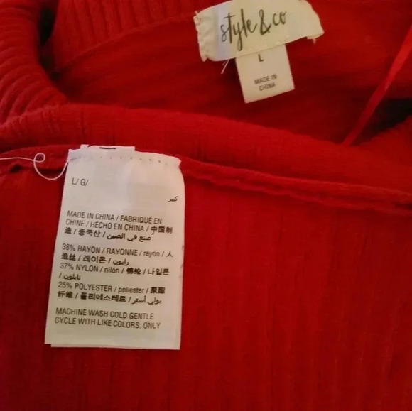 Style & Co. Sweater L NWT - Picture 5 of 5